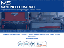 Tablet Screenshot of mssantinellocarpenteria.com